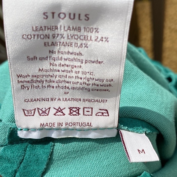 Stouls Paris 100% lamb leather pants size medium - Picture 14 of 16